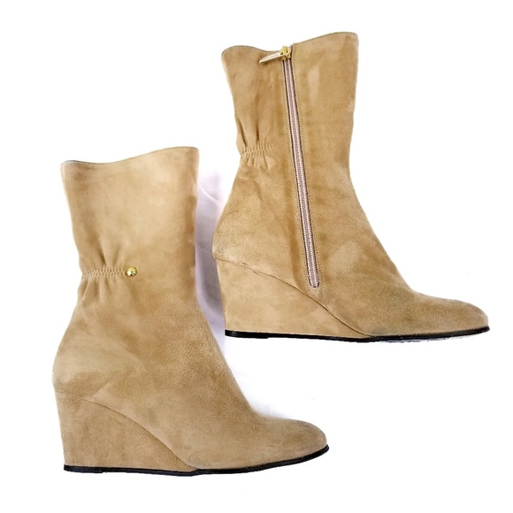 Taryn Rose 'Doolan Camoscio' Suede Boots - Picture 3 of 8